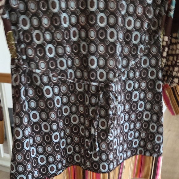 Rose Dimple Bohemian Floral V-Neck Blouse - Picture 6 of 13